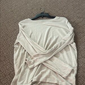 The Southern Shirt Company Women's Long Sleeve Knit Top in Light Taupe